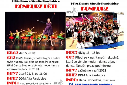 Foto: Konkurz HPM Dance Studio Pardubice